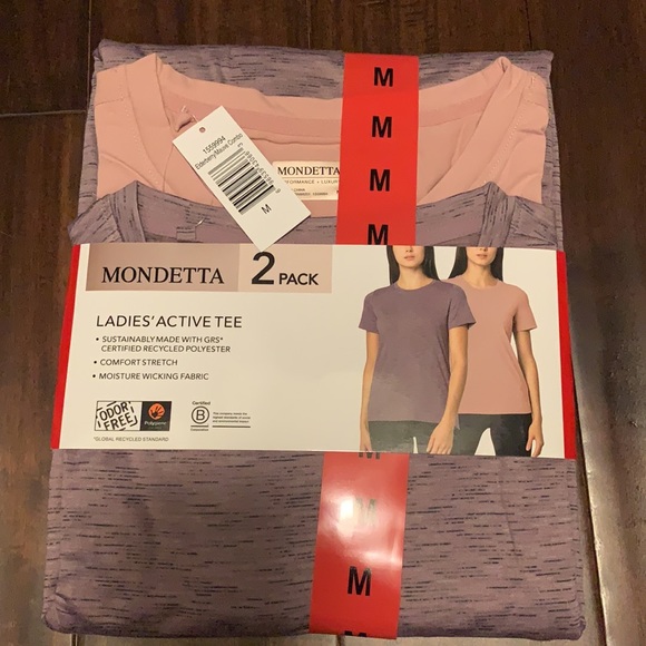 Mondetta Tops Mondetta 2pack Ladies Active Tee Sustainably Made